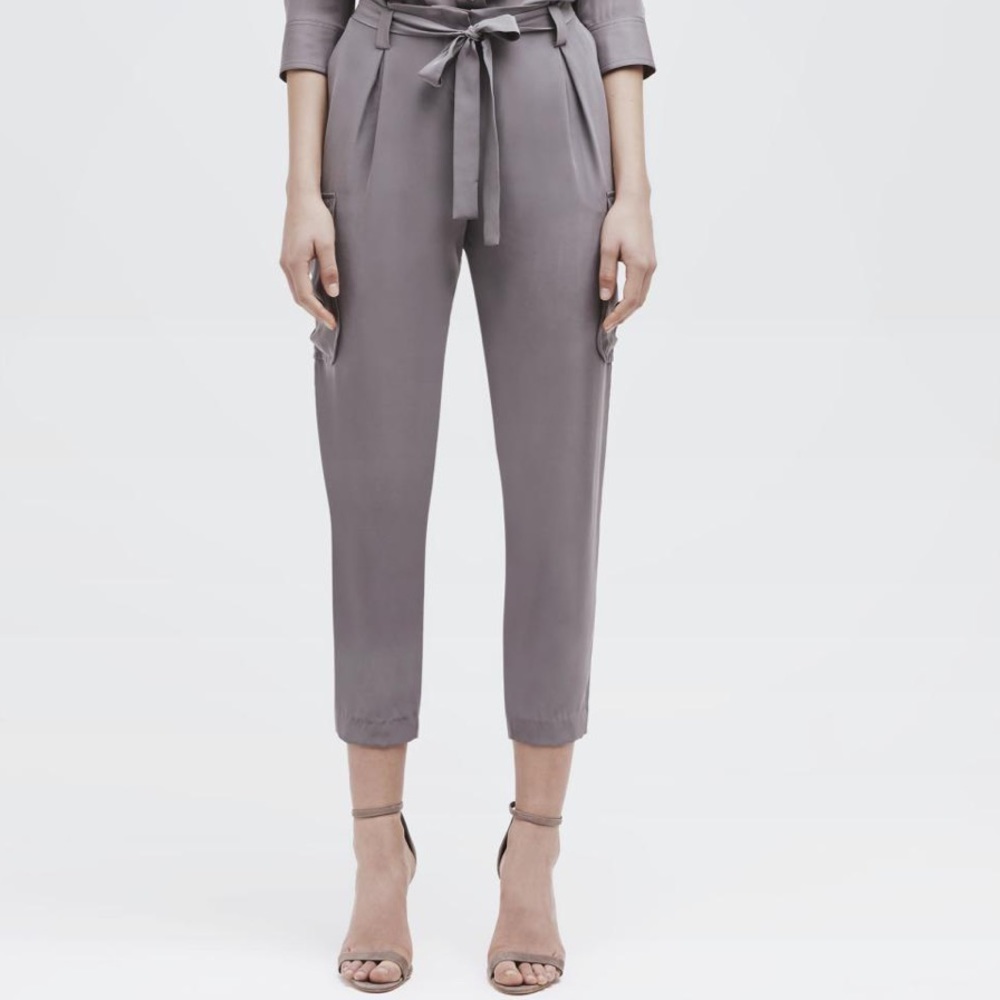 L’Agence Silk Cargo Pants